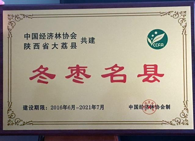 大荔縣獲冬棗名縣稱號